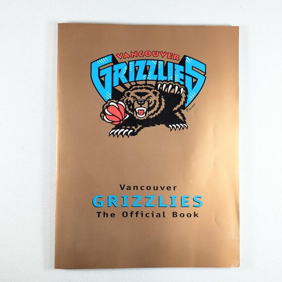 1995 Vancouver Grizzlies; The official book by Doug Smith 1st edition - Picture 1 of 10
